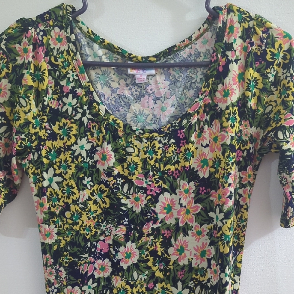 LuLaRoe Floral Maxi Dress - Size S Rare Pattern!